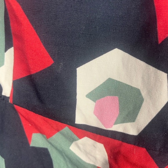 Tyler Boe Linen Multi Poppy Sleeveless Dress size 4 - Picture 8 of 12